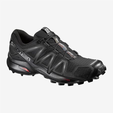 Salomon SPEEDCROSS 4 W Womens Running Shoes Black UK EOHZ